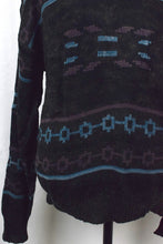 Load image into Gallery viewer, 80s/90s Black Knitted Jumper
