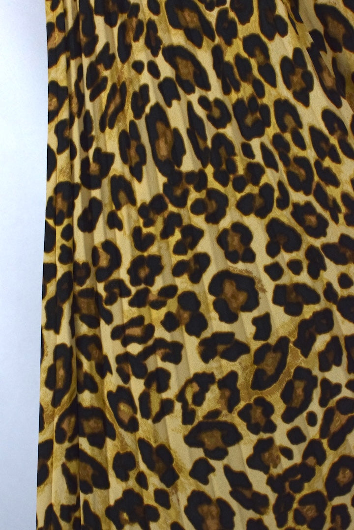 Reworked Leopard Print Skirt