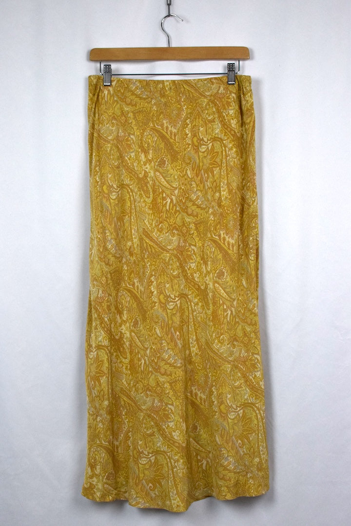 Reworked Paisley Print skirt