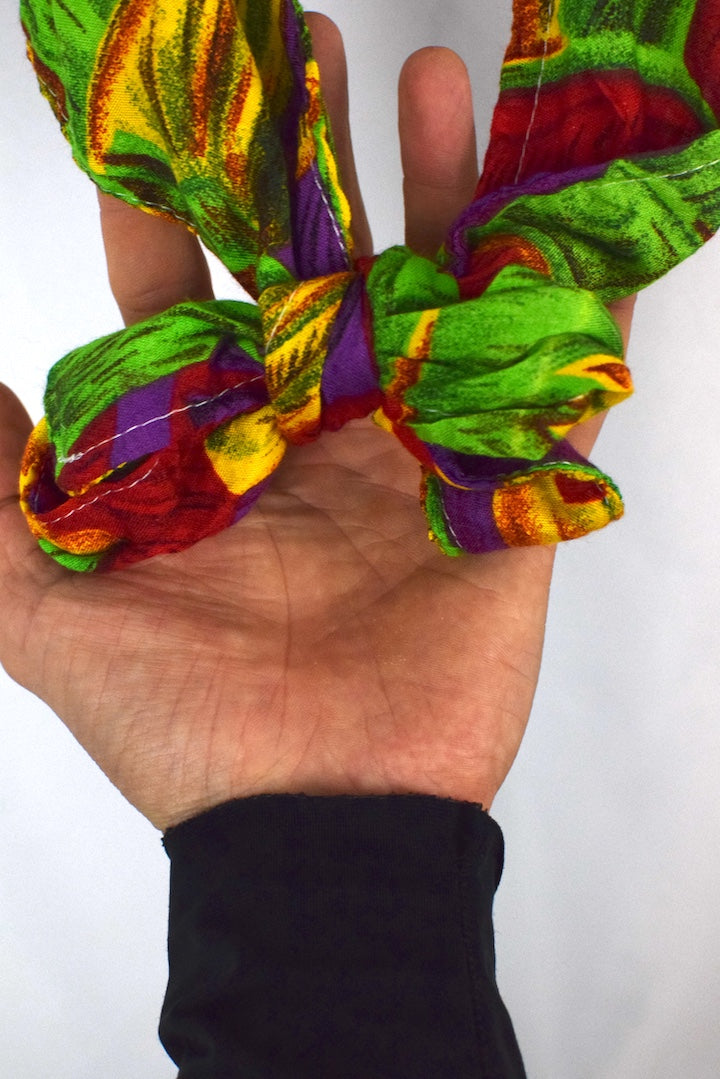 Reworked Vibrant Tie Up Top
