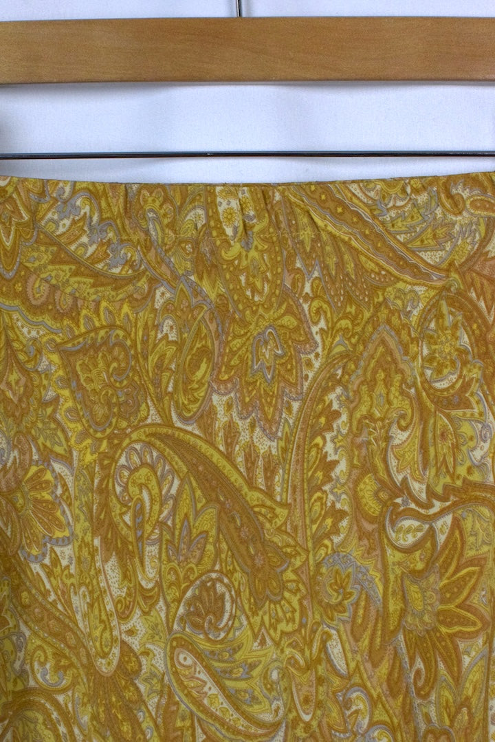 Reworked Paisley Print skirt