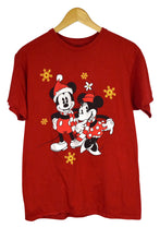 Load image into Gallery viewer, Christmas Mickey Mouse Minnie Mouse T-shirt
