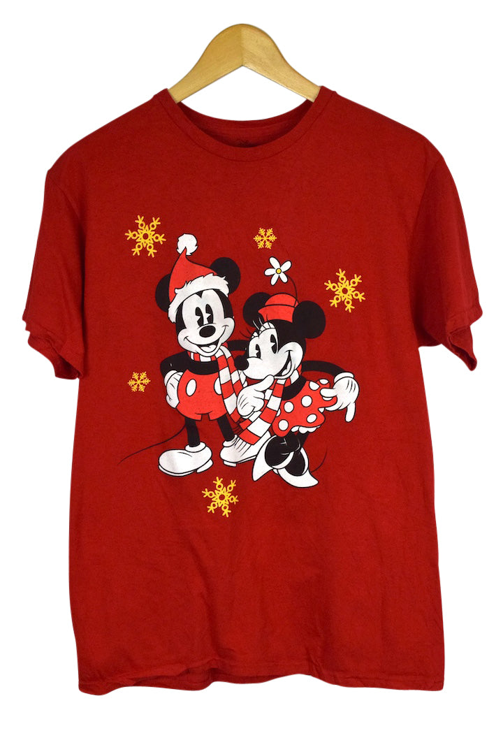 Christmas Mickey Mouse Minnie Mouse T-shirt