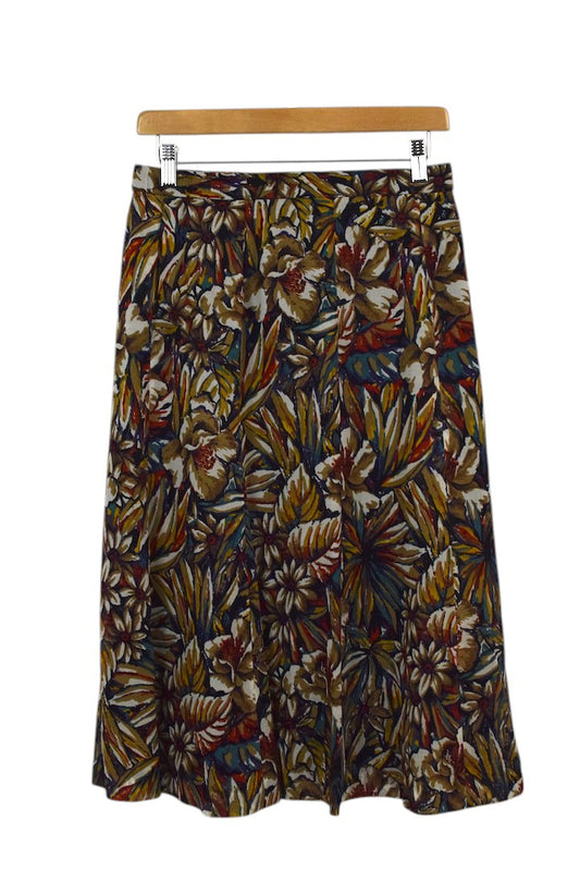 Floral Print Skirt