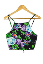 Load image into Gallery viewer, Reworked Floral Print Tie Up Top
