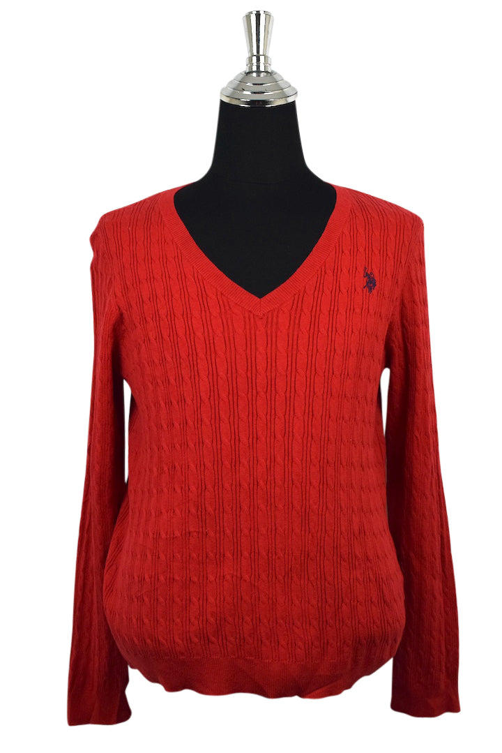 Red Knitted Pullover