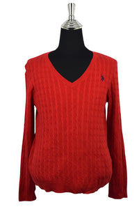 Red Knitted Pullover