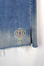 Load image into Gallery viewer, Hot Air Balloon Denim Skirt
