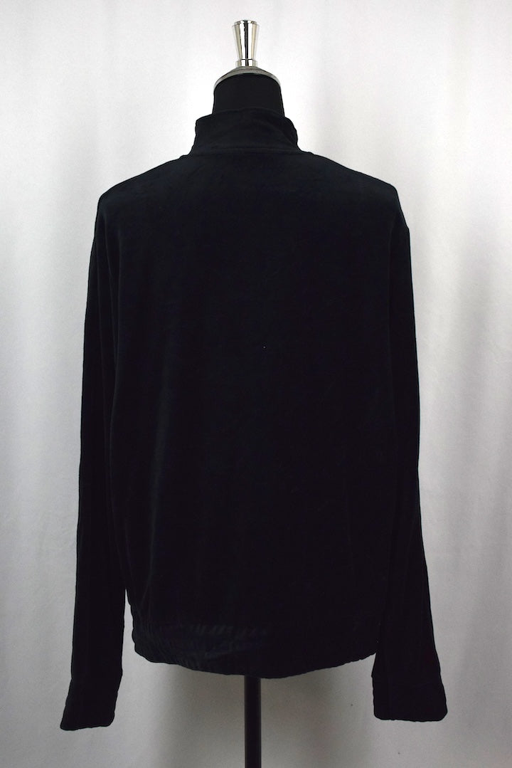 FILA Brand Velour Track Jacket