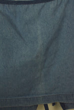 Load image into Gallery viewer, Reworked Denim Tie Up Top
