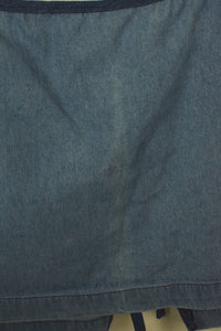 Reworked Denim Tie Up Top