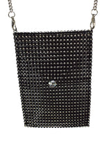 Load image into Gallery viewer, New Diamante Chain Mail Cross Body Bag
