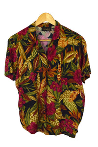 80s/90s Floral Print Blouse