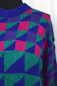 Vibrant Knitted Jumper