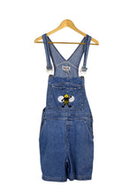 Load image into Gallery viewer, Bumblebee Print Denim Overalls
