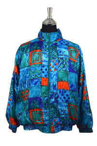 Abstract Print Spray Jacket