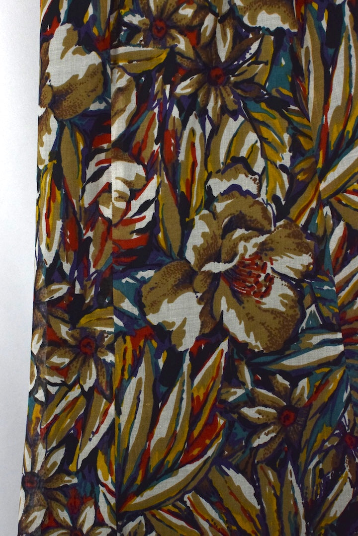 Floral Print Skirt