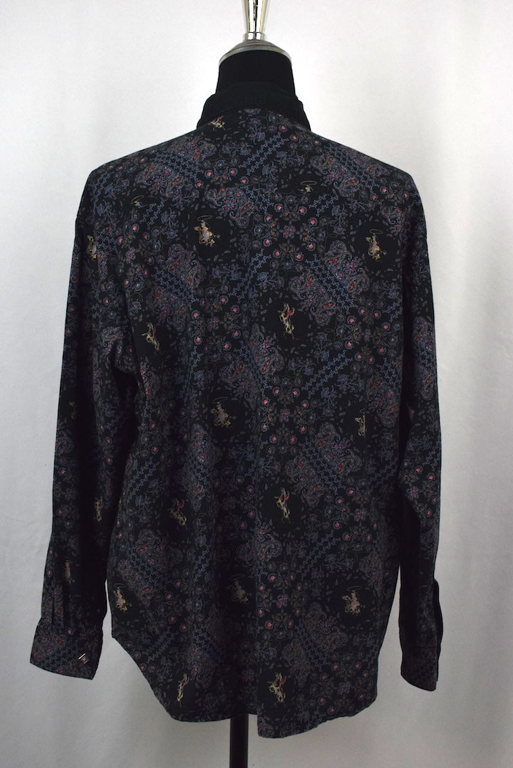 Wrangler Brand Denim Western Shirt