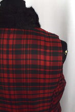 Load image into Gallery viewer, Red Checkered Chaps Brand Puffer Vest
