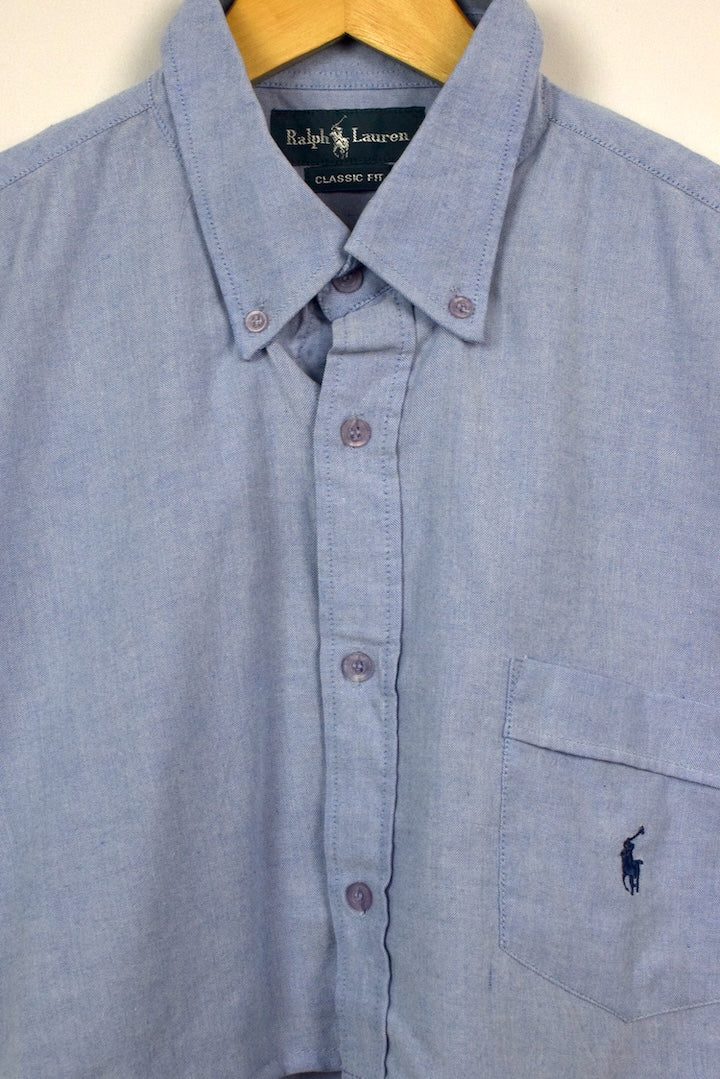 Reworked Ralph Lauren Brand Crop Top