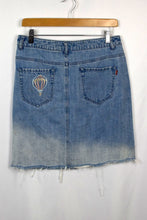 Load image into Gallery viewer, Hot Air Balloon Denim Skirt
