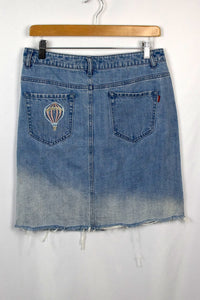 Hot Air Balloon Denim Skirt