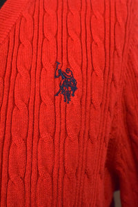 Red Knitted Pullover