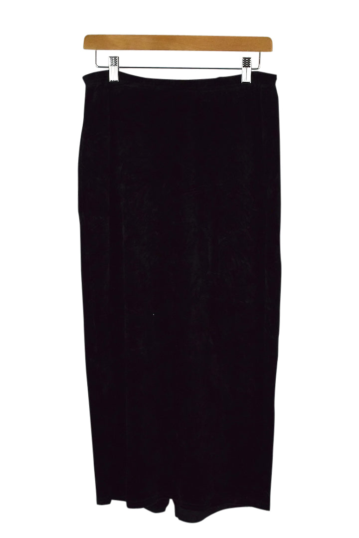 80s/90s Black Velvet Skirt