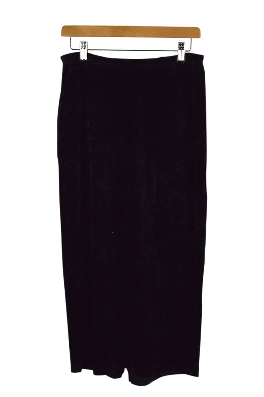 80s/90s Black Velvet Skirt