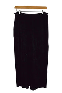80s/90s Black Velvet Skirt