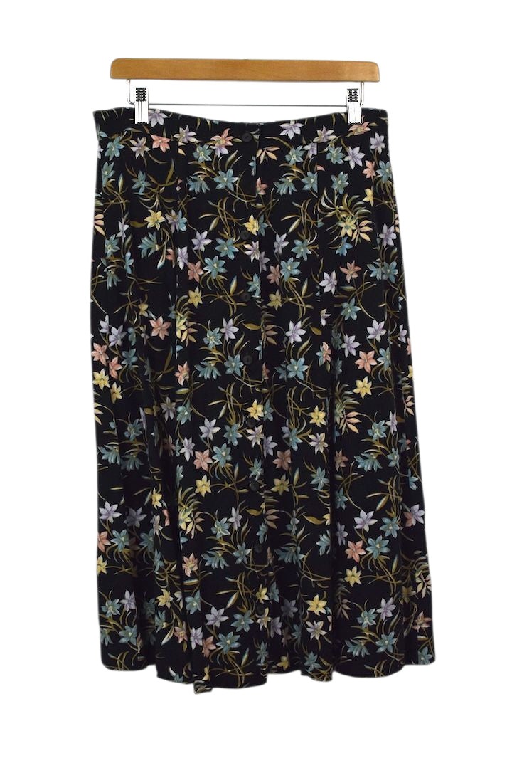 Floral Print Skirt