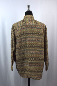 Abstract Elephant Print Shirt
