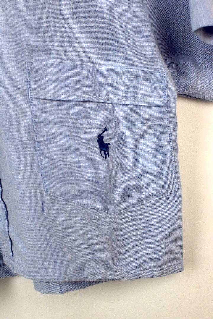 Reworked Ralph Lauren Brand Crop Top