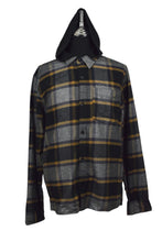 Load image into Gallery viewer, Hollister Brand Hooded Flannel Shirt
