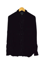 Load image into Gallery viewer, Black Ralph Lauren Brand Velvet Top
