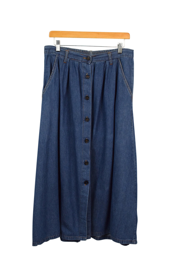 Reworked Denim Skirt
