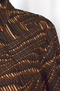 Brown Abstract Shirt