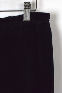 80s/90s Black Velvet Skirt