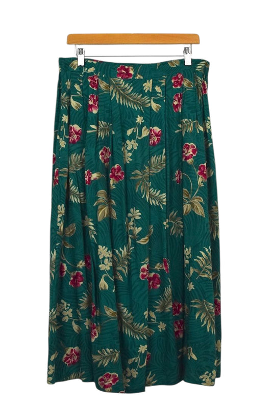 Floral Print Skirt