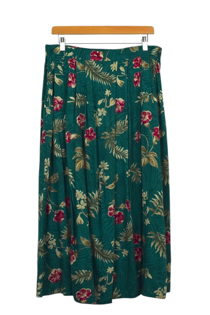 Floral Print Skirt