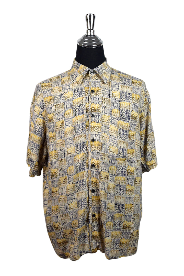Blue and Yellow Party Shirt