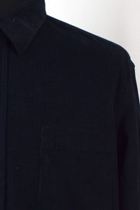 Dark Blue Corduroy Shirt