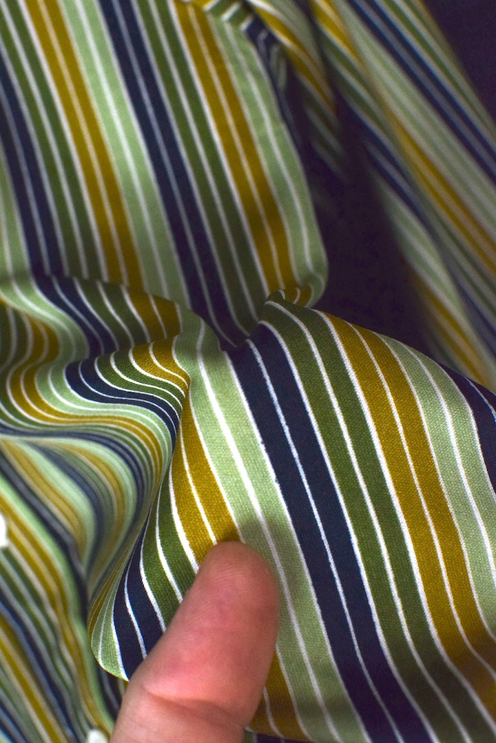 Reworked Colourful Striped Shirt
