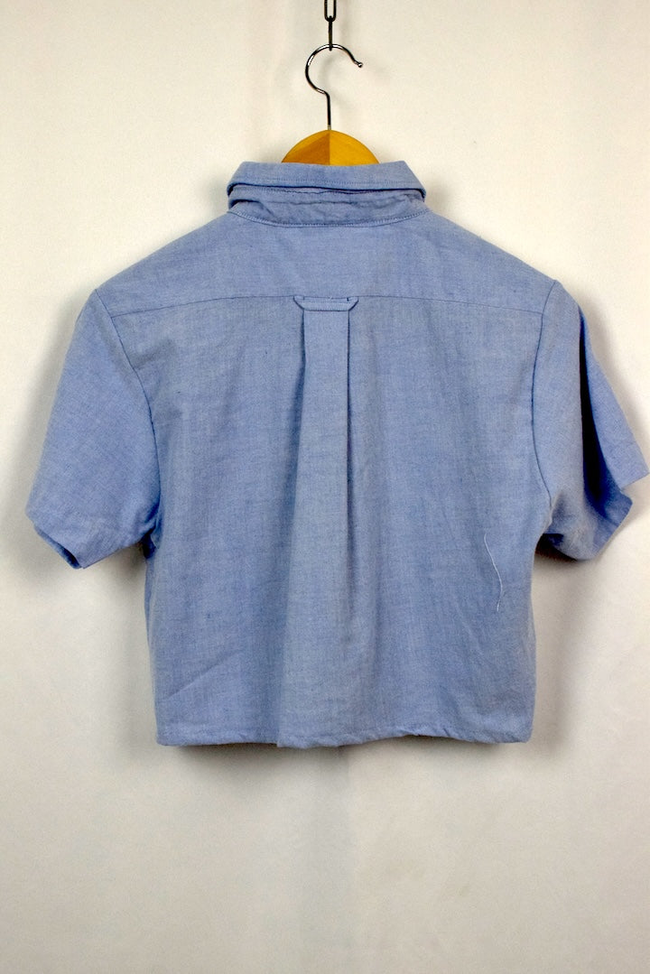 Reworked Ralph Lauren Brand Crop Top