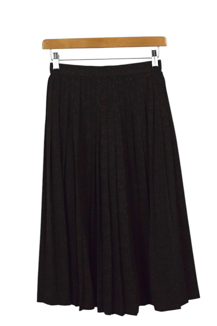 Paisley Print Skirt