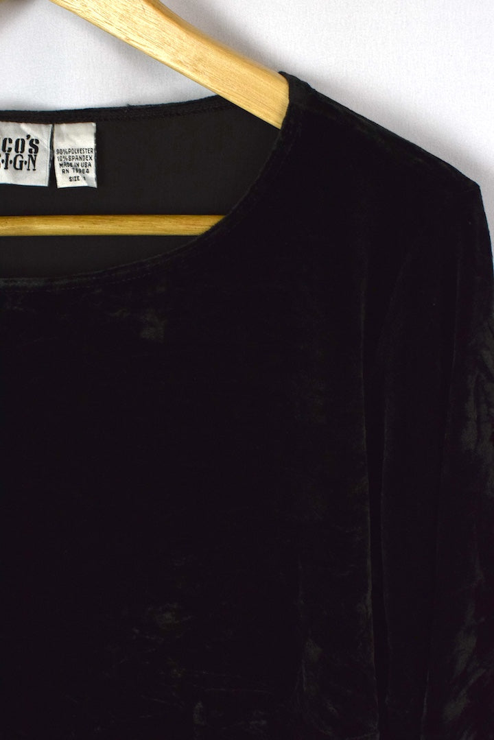 Chico's Design Brand Velvet Top