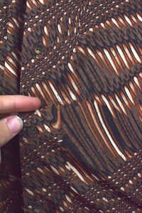 Brown Abstract Shirt