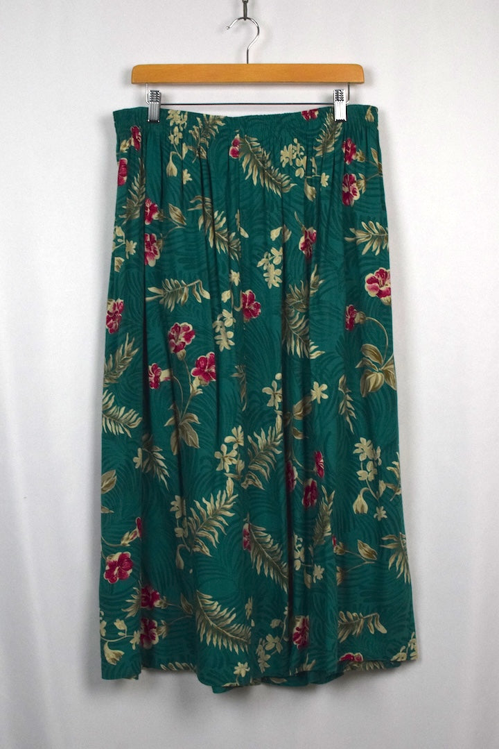 Floral Print Skirt