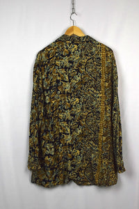 80s/90s Floral Print Blouse