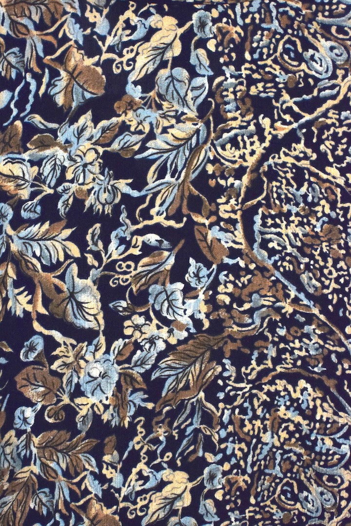 80s/90s Floral Print Blouse